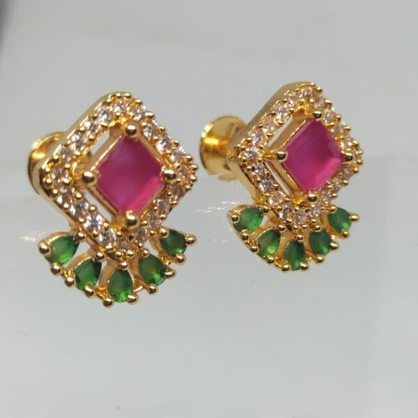 AD studded earing